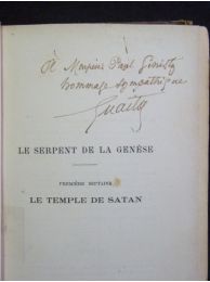 GUAITA : Le serpent de la Genèse. - Première septaine : Le temple de Satan - Autographe - Edition-Originale.com
