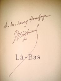 HUYSMANS : Là-bas - Autographe, Edition Originale - Edition-Originale.com