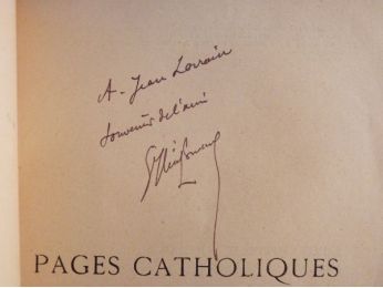 HUYSMANS : Pages catholiques - Autographe, Edition Originale - Edition-Originale.com