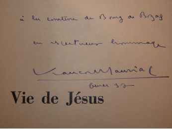 MAURIAC : Vie de Jésus - Autographe, Edition Originale - Edition-Originale.com