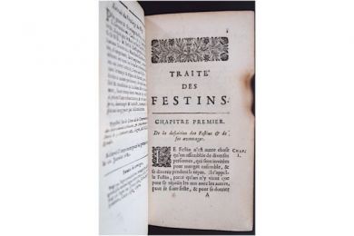 MURET : Traité des festins - Edition Originale - Edition-Originale.com