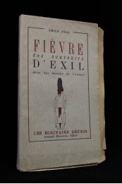 PICQ : Fièvre des souvenirs d'exil - Edition Originale - Edition-Originale.com