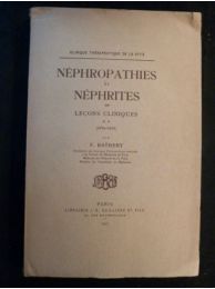 RATHERY : Néphropathies et néphrites (1934-1936) - Autographe, Edition Originale - Edition-Originale.com