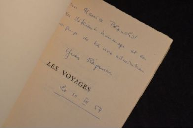REGNIER : Les voyages - Autographe, Edition Originale - Edition-Originale.com