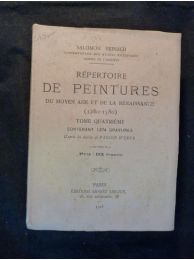 REINACH : Répertoire de peintures du Moyen Age et de la Renaissance (1280-1580). Tome 4 seul - Edition Originale - Edition-Originale.com