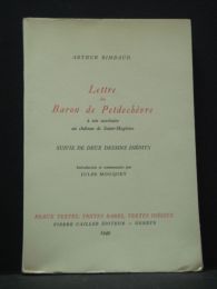 RIMBAUD : Lettre au Baron de Petdechèvre à son secrétaire au château de Saint-Magloire - Edition Originale - Edition-Originale.com