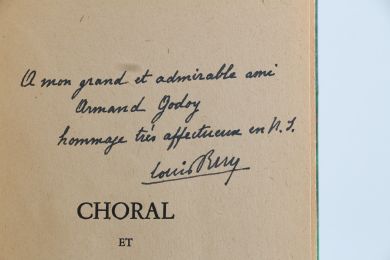 RUY : Choral et nocturnes - Autographe, Edition Originale - Edition-Originale.com