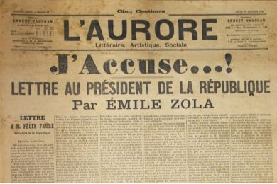 ZOLA : J'accuse! in L'Aurore - Edition Originale - Edition-Originale.com