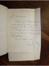 ZOLA : Son excellence Eugène Rougon - Autographe, Edition Originale - Edition-Originale.com