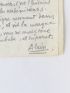 ALAIN : Propos d'un normand - Manuscrit autographe signé - Autographe, Edition Originale - Edition-Originale.com
