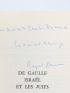 ARON : De Gaulle, Israël et les Juifs - Signiert, Erste Ausgabe - Edition-Originale.com