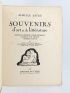 ASTRE : Souvenirs d'art et de littérature - Exemplaire de Jules Chéret - Autographe, Edition Originale - Edition-Originale.com