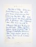 BALTHUS : Amusante carte postale autographe signée de Balthus adressée à son ami la galeriste Henriette Gomès depuis l'ambassade de France à Tokyo - Autographe, Edition Originale - Edition-Originale.com