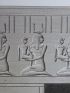 DESCRIPTION DE L'EGYPTE.  Edfou (Apollinopolis magna). Frises et autres sculptures du petit temple. (ANTIQUITES, volume I, planche 63) - Prima edizione - Edition-Originale.com