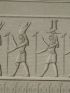 DESCRIPTION DE L'EGYPTE.  Ile de Philae. Sculptures des deux pylônes, Bas-relief du temple de l'ouest, Bas-reliefs du grand temple, Inscriptions hiéroglyphiques. (ANTIQUITES, volume I, planche 12) - Prima edizione - Edition-Originale.com