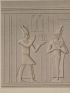 DESCRIPTION DE L'EGYPTE.  Ile de Philae. Sculptures des deux pylônes, Bas-relief du temple de l'ouest, Bas-reliefs du grand temple, Inscriptions hiéroglyphiques. (ANTIQUITES, volume I, planche 12) - Prima edizione - Edition-Originale.com