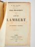BALZAC : Louis Lambert - Les proscrits - Séraphita - Autographe - Edition-Originale.com