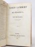 BALZAC : Louis Lambert suivi de Séraphîta - Autographe, Edition Originale - Edition-Originale.com