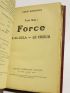 BARBUSSE : La force - Signed book, First edition - Edition-Originale.com