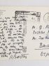BARTHES : Carte postale autographe signée adressée à Georges Raillard - Autographe, Edition Originale - Edition-Originale.com