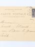 BARTHOLDI : Carte postale autographe signée adressée à Emile Straus - Signed book, First edition - Edition-Originale.com