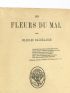 BAUDELAIRE : Les Fleurs du mal - Prima edizione - Edition-Originale.com
