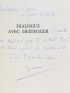 BEAUFRET : Dialogue avec Heidegger - Signed book, First edition - Edition-Originale.com