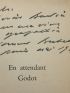BECKETT : En attendant Godot - Autographe, Edition Originale - Edition-Originale.com