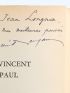 BENJAMIN : Saint Vincent de Paul - Signiert, Erste Ausgabe - Edition-Originale.com
