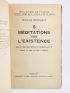 BERDAIEFF : Cinq méditations sur l'existence - Signed book, First edition - Edition-Originale.com