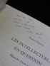 BLANCHOT : Les intellectuels en question - In Le journal des débats N°29 - Libro autografato, Prima edizione - Edition-Originale.com
