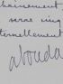 BOUDARD : Lettre manuscrite adressée par Alphonse Boudard à son grand ami le journaliste bruxellois, également grand ami et biographe de Georges Brassens, André Tillieu : 