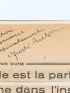 BRETON : La Clé des Champs - Autographe, Edition Originale - Edition-Originale.com