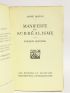 BRETON : Manifeste du surréalisme. Poisson soluble - Signed book, First edition - Edition-Originale.com