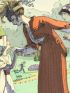LANVIN : Au Pré Catelan - Robes de fillettes et tailleurs de Jeanne Lanvin. (La Gazette du Bon ton, n°6. Juin 1914  - Planche 55: ) - First edition - Edition-Originale.com