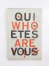 BURY : Qui êtes-vous ? Who are you ? - In Daily Buhl N°12 - First edition - Edition-Originale.com