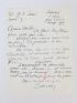 CALDER : Lettre autographe signée d'Alexander Calder à Juan Luis Buñuel - Libro autografato, Prima edizione - Edition-Originale.com