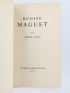 CAMUS : Richard Maguet 1896-1940 - Prima edizione - Edition-Originale.com