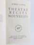 CAMUS : Théâtre, récits, nouvelles - Edition-Originale.com