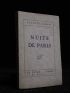 CARCO : Nuits de Paris - Signed book, First edition - Edition-Originale.com
