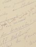CELINE : Manuscrit autographe inédit d'une version primitive non retenue pour D'un château l'autre - Libro autografato, Prima edizione - Edition-Originale.com