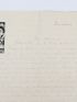 CHARCOT : Lettre autographe datée et signée à propos d'une croisière tributaire des caprices de la météorologie - Autographe, Edition Originale - Edition-Originale.com
