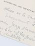 CHATEAUBRIANT : Carte de visite autographe signée adressée à Georges Normandy - Signiert, Erste Ausgabe - Edition-Originale.com