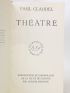 CLAUDEL : Théâtre. Volume I - Signed book, First edition - Edition-Originale.com