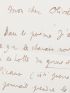 COCTEAU : Lettre autographe adressée à l'écrivain et journaliste Olivier Quéant à propos d'un projet d'édition - Libro autografato, Prima edizione - Edition-Originale.com