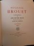 COLLECTIF : Auguste Brouet. Catalogue de son oeuvre gravé précédé d'une étude de Gustave Geffroy - Prima edizione - Edition-Originale.com