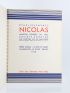 COLLECTIF : Catalogue Nicolas - Liste des grands vins fins pour 1930 - Erste Ausgabe - Edition-Originale.com