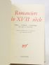 COLLECTIF : Romanciers du XVIIème siècle - First edition - Edition-Originale.com
