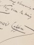 COPPEE : Lettre autographe signée au jeune Léon Daudet lui donnant rendez-vous - Autographe, Edition Originale - Edition-Originale.com