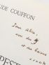 COUFFON : René Depestre - Autographe, Edition Originale - Edition-Originale.com